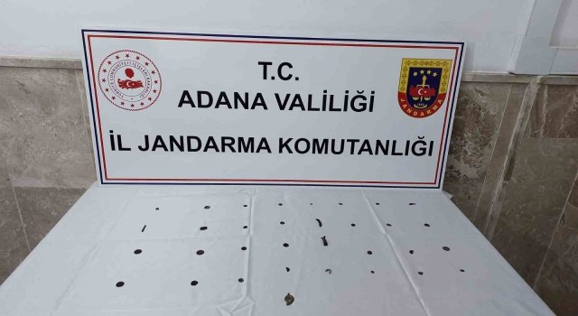 Adanada 33 parça tarihi eser ele geçirildi