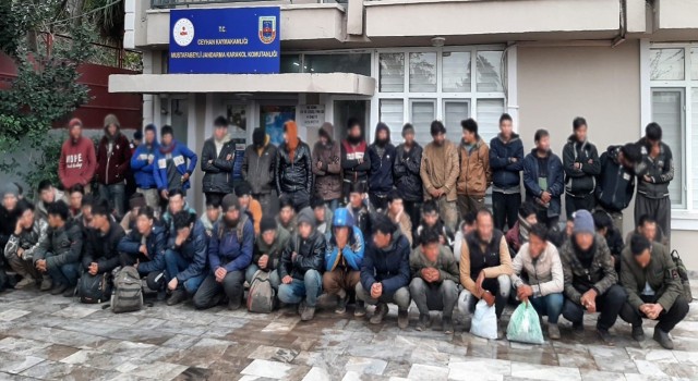 Adanada 59 düzensiz göçmen yakalandı
