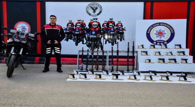 Adanada şok uygulamalar: 104 adet silah ele geçirildi