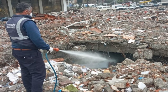 Adıyamanda ilaçlama çalışmaları hız kazandı