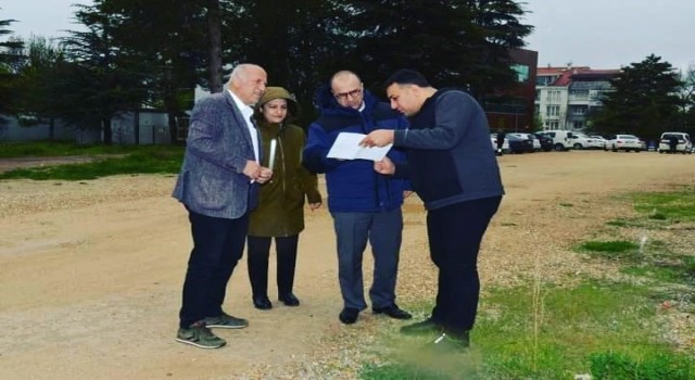 Ağız ve Diş Sağlığı Merkezi Ek Hizmet Binası Arazisi Sağlık Müdürlüğünce İncelendi