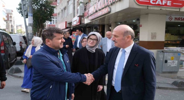 AK Parti adayları, Bağcılarda sokak sokak seçmeni dinledi