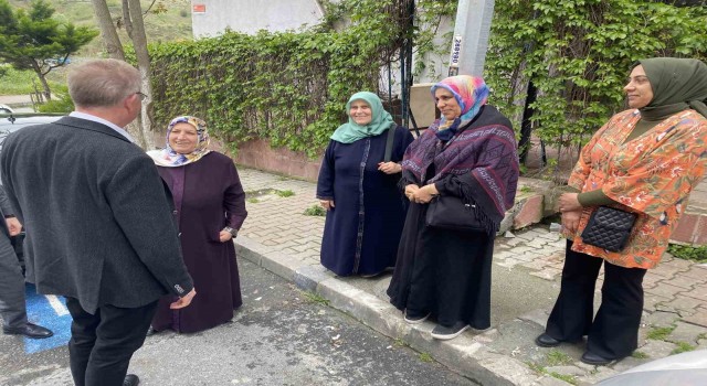 AK Parti İstanbul milletvekili adayı Kıymazdan depremzede aileye ziyaret