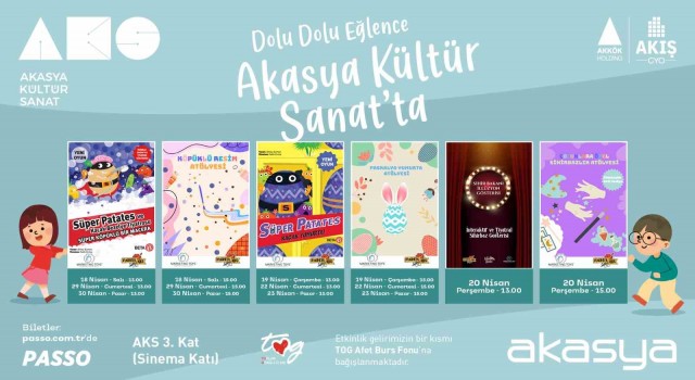 Akasyanın Nisan ayı etkinlik programı belli oldu