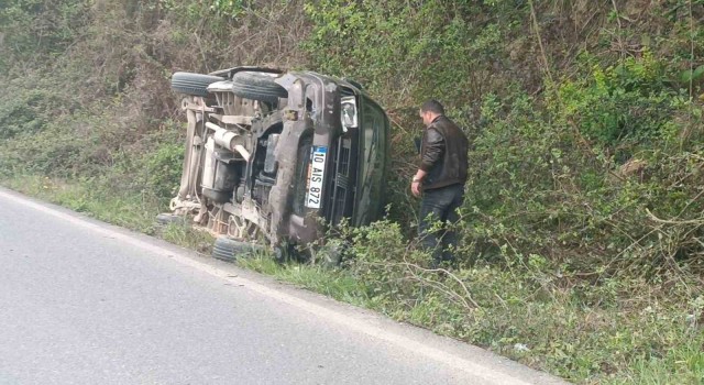 Alaplıda otomobil ile patpat çarpıştı: 2 yaralı