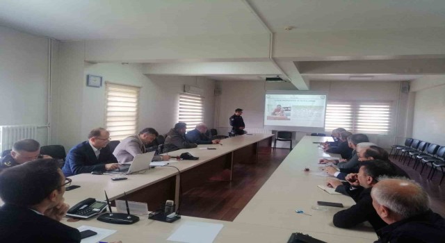 Alaplıda seçim güvenliği toplantısı yapıldı