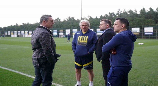 Ali Koç, Fenerbahçe antrenmanını takip etti