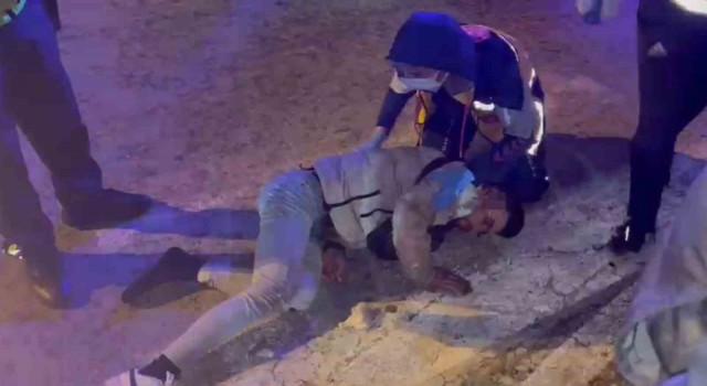 Alkollü ve ehliyetsiz motosiklet sürücüsü kaza yaptığına pişman oldu