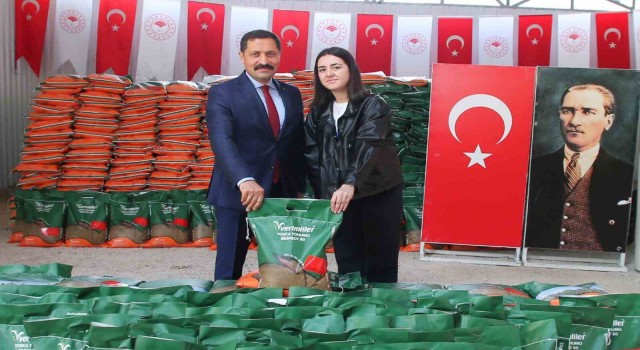 Amasya çiftçisine 55 bin kilo yem bitkisi tohumu desteği