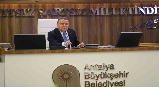 Antalya Büyükşehirin 2022 Faaliyet Raporu kabul edildi