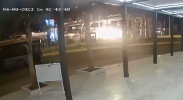 Antalyada 2 kişinin öldüğü kaza kamerada