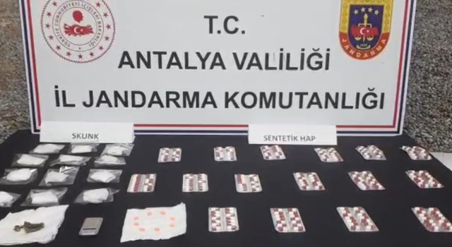 Antalyada jandarmadan uyuşturucu operasyonu