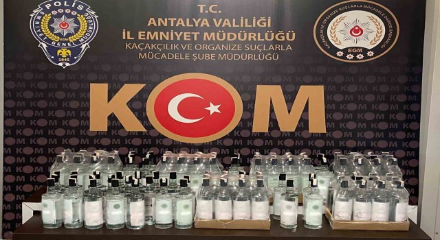 Antalyada sahte içki operasyonunda 5 şahsa işlem yapıldı