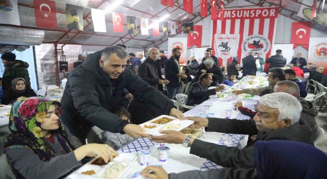 Atakum Belediyesinden deprem bölgesinde iftar programı