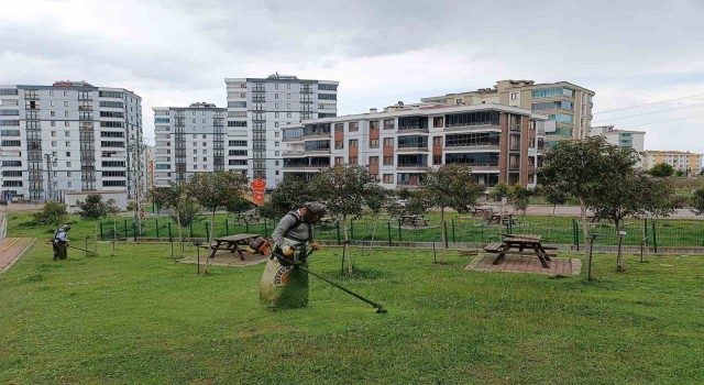 Atakumun parklarında bahar temizliği