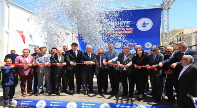 Atıksu Arıtma Tesisi açılışında Başkan Güründen Fethiyeye bir müjde daha
