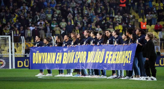 Avrupa şampiyonu Fenerbahçe Kadın Basketbol Takımı Ülker Stadında
