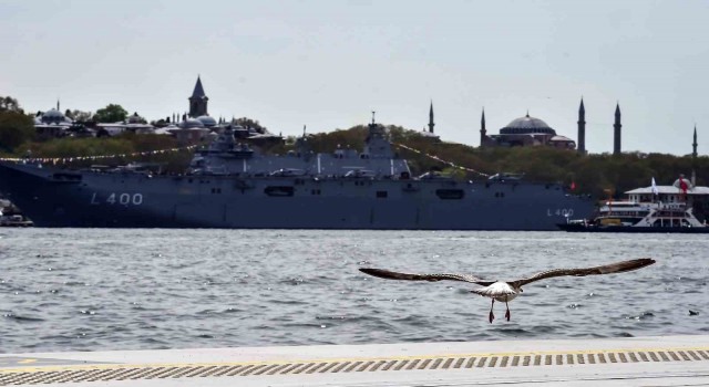Ayasofyadan TCG Anadoluya eşsiz manzara