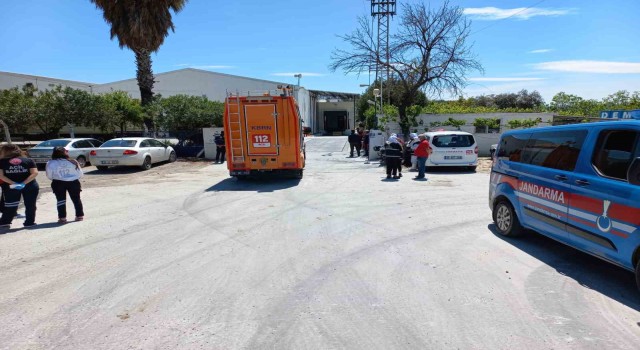 Aydında amonyak gazından etkilenen 2 işçi hastaneye kaldırıldı