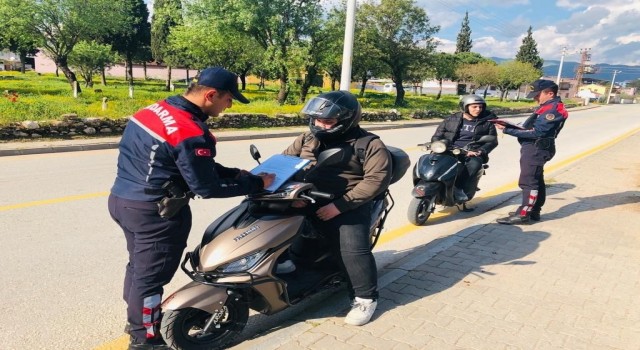 Aydında motosiklet sürücüleri bilgilendirildi