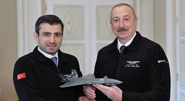 Azerbaycan Cumhurbaşkanı İlham Aliyev, Selçuk Bayraktarı kabul etti