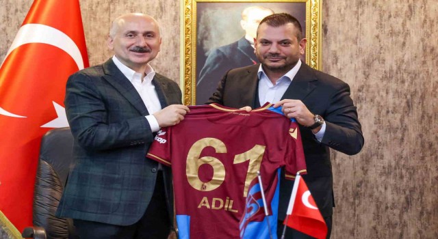 Bakan Adil Karaismailoğlu, Trabzonsporu ziyaret etti