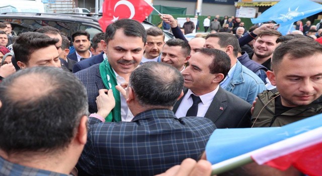 Bakan Kurum: “Bizim icraatlarımızın uzandığı noktaya onların hayalleri bile ulaşamaz