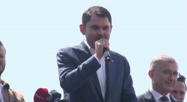 Bakan Kurum, Bu meydanda 14 Mayıs zaferini görüyorum