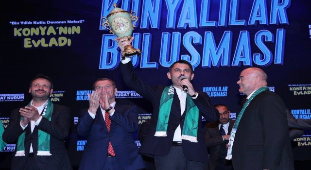 Bakan Kurum: Konyanın eski stadının yerine 103 bin metrekare millet bahçesi yaptık