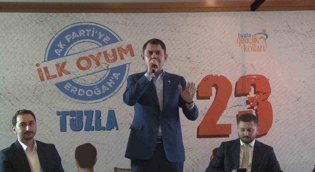 Bakan Kurum, Tuzlada gençlerle buluştu