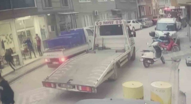 Balıkesirdeki cinayet anları güvenlik kamerasına yansıdı
