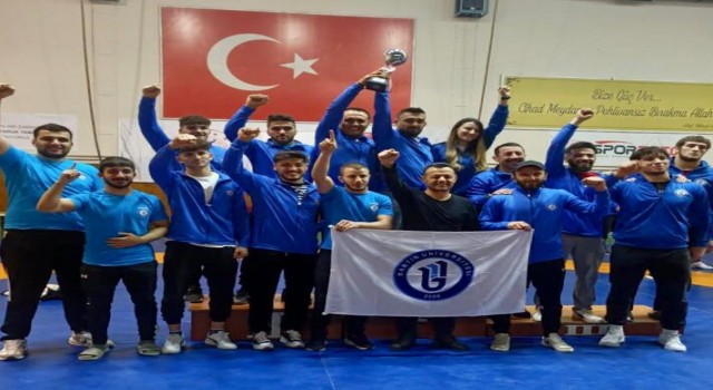 BARÜlü güreşçiler 5 altın, 4 bronz madalya ile Türkiye şampiyonu oldu