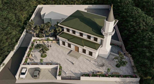Başakşehirde 3. İstanbul Camii hızla yükseliyor
