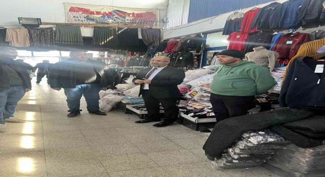 Başkan Coşkun Altun, esnafın sorunlarını dinledi