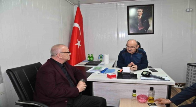 Başkan Ergün, Hatayda Vali Karadeniz ile bir araya geldi