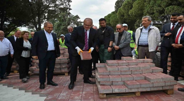 Başkan Ergün Saruhanlıda incelemelerde bulundu
