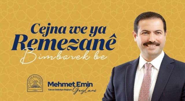 Başkan Geylaniden Ramazan Bayramı mesajı