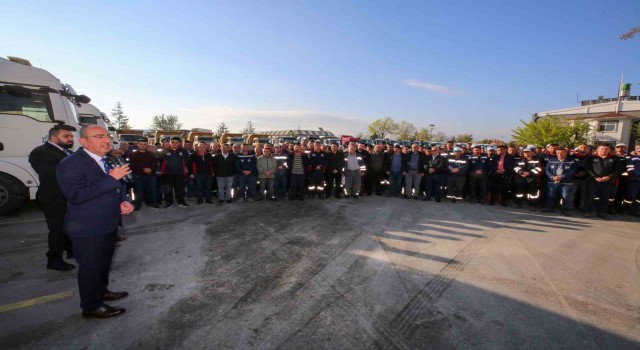 Başkan Kavuş: “Bir ekip ruhuyla hizmet etme hedefindeyiz”