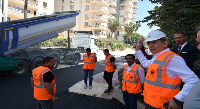 Başkan Özyiğit, yol çalışmalarını inceledi