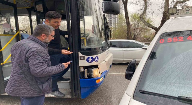Başkentte EGO otobüsünün şoförü trafikteki tartışmada aracı metrelerce sürükledi