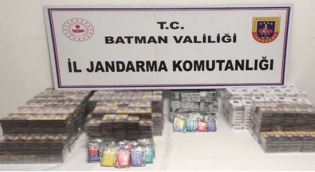 Batmanda 12 bin 113 paket kaçak sigara ele geçirildi