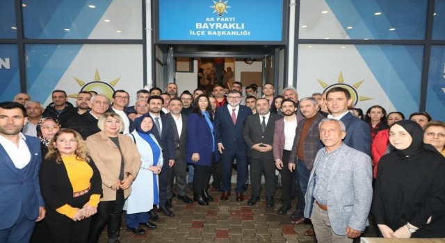 Bayraklıda Başkan Saygılıya coşkulu karşılama