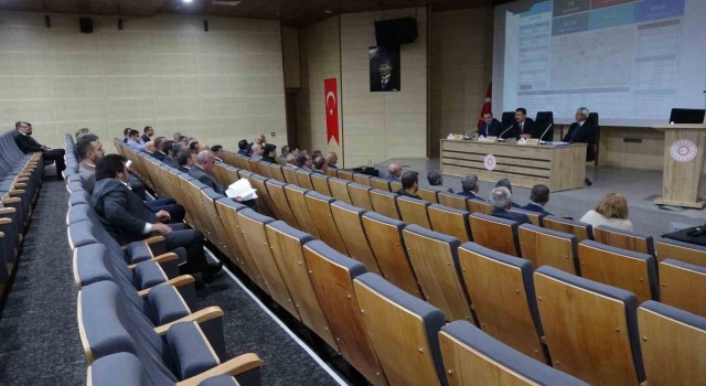 Bingölde İl Koordinasyon Kurulu Toplantısı yapıldı