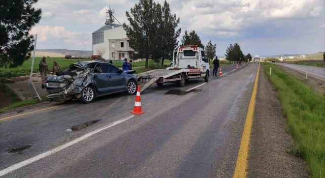 Bismilde trafik kazası: 2 yaralı