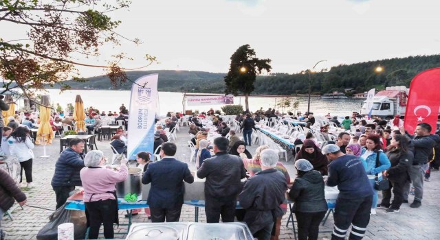 Bodrum Belediyesinin iftar programları sürüyor