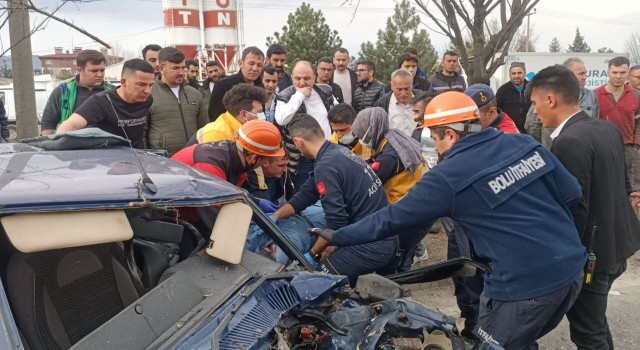 Boluda feci kaza: 1 ölü, 1 yaralı