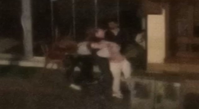 Bursada 3 kadının darp edildiği anlar kameraya yansıdı