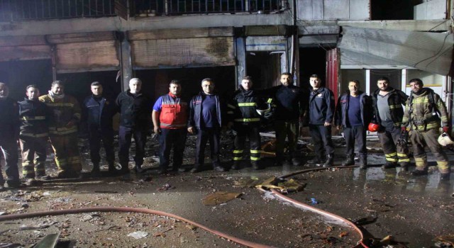 Büyükşehir İtfaiyesinden Hataydaki yangına müdahale