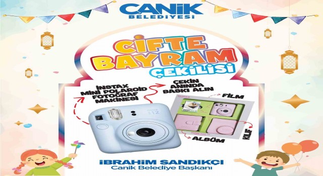 Canik Belediyesi fotoğraf makinesi hediye ediyor