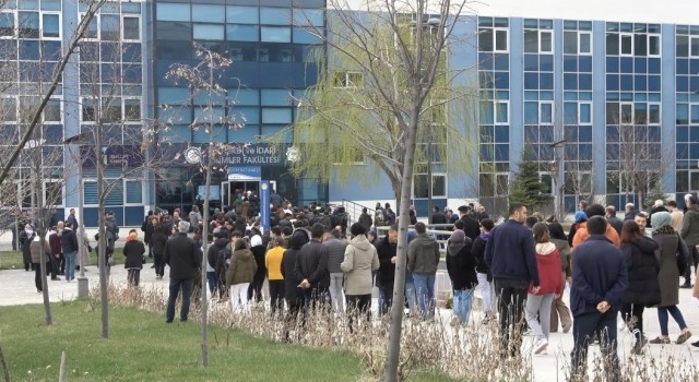 Çankırı'da Milli Savunma Üniversitesi sınavı heyecanı